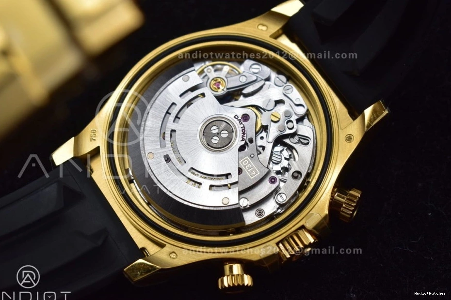 764 Edition BTF on YG Dial 116518 Lume Daytona Best Oysterflex SA Rubber 1:1 Reliable Strap 0716
